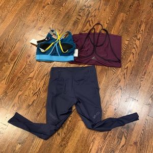 Adidas workout set - M leggings. M tank M A/B bra